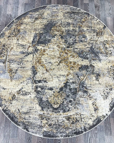 Ковер турецкий A2074A Lisa (Полиэстер, бежевый, серый)