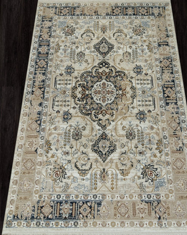 Ковер турецкий SI061M LISSABON (Полиэстер, бежевый, разноцветный)