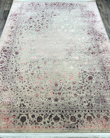 Иранский ковер Iran CLEOPATRA 5047 (Бамбуковый шелк, фиолетовый, серый)