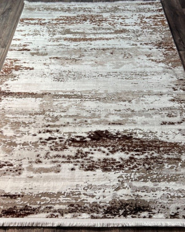 Турецкий ковер Atlantik Hali Deco 10132A (Полиэстер, бежевый, коричневый)